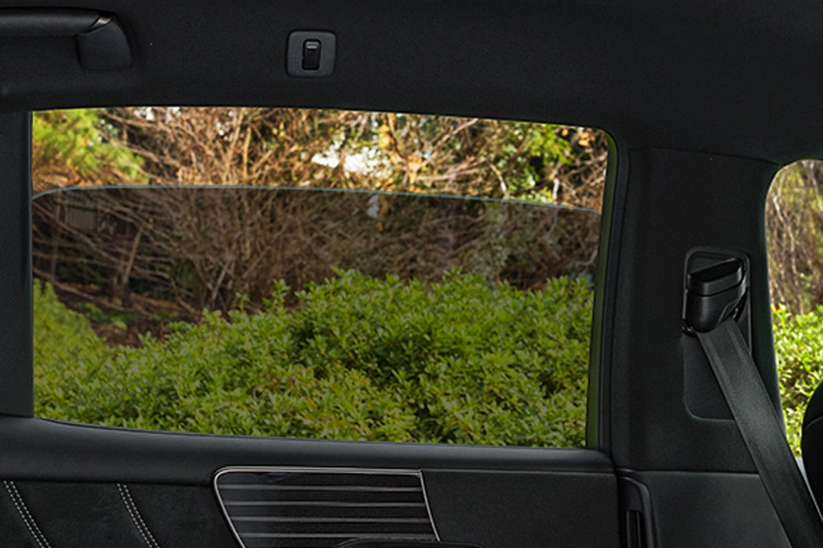 (Sample Only) Wincos Shield 30 Has Been Installed on the Side Window